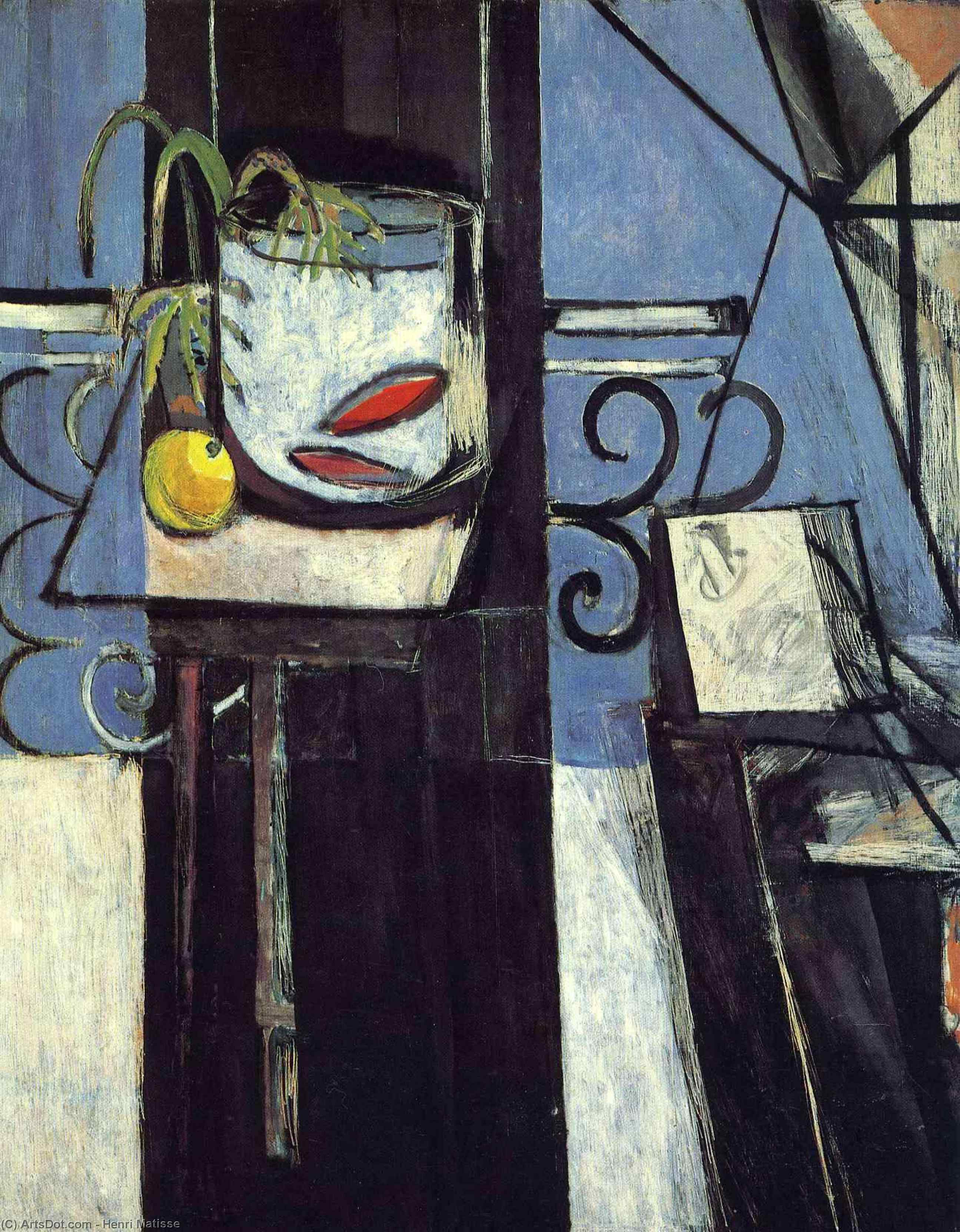 WikiOO.org - Encyclopedia of Fine Arts - Maľba, Artwork Henri Matisse - Goldfish