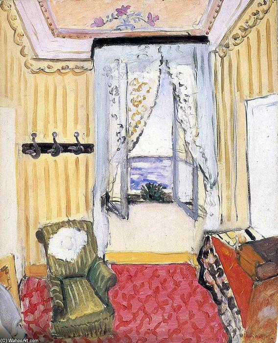 WikiOO.org - Enciclopédia das Belas Artes - Pintura, Arte por Henri Matisse - My Room at the Beau-Rivage