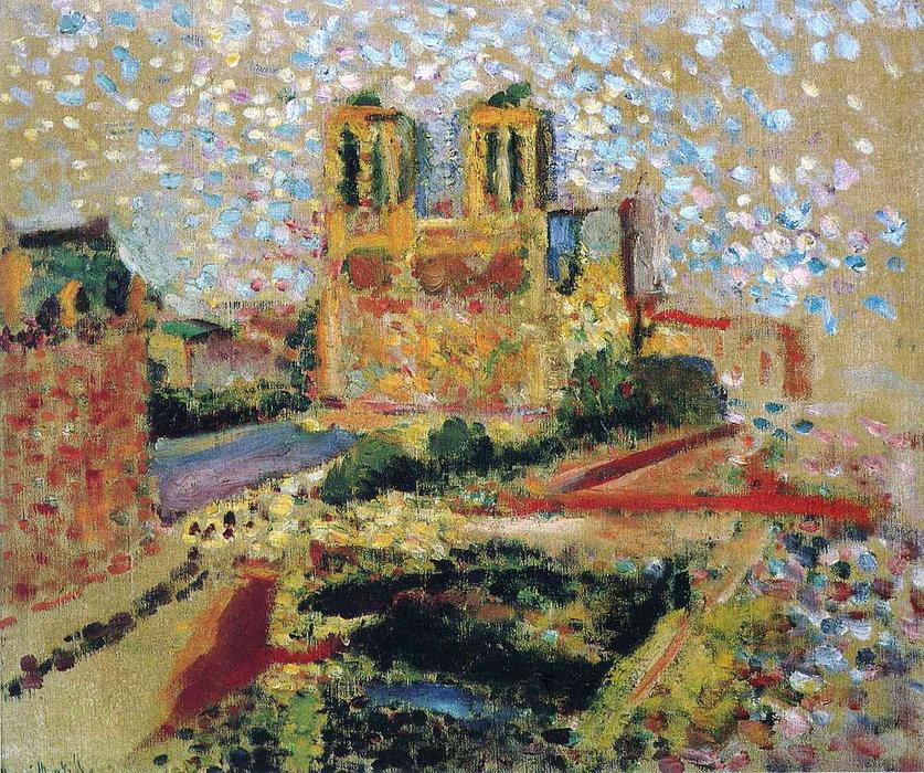 Wikioo.org - สารานุกรมวิจิตรศิลป์ - จิตรกรรม Henri Matisse - Notre Dame