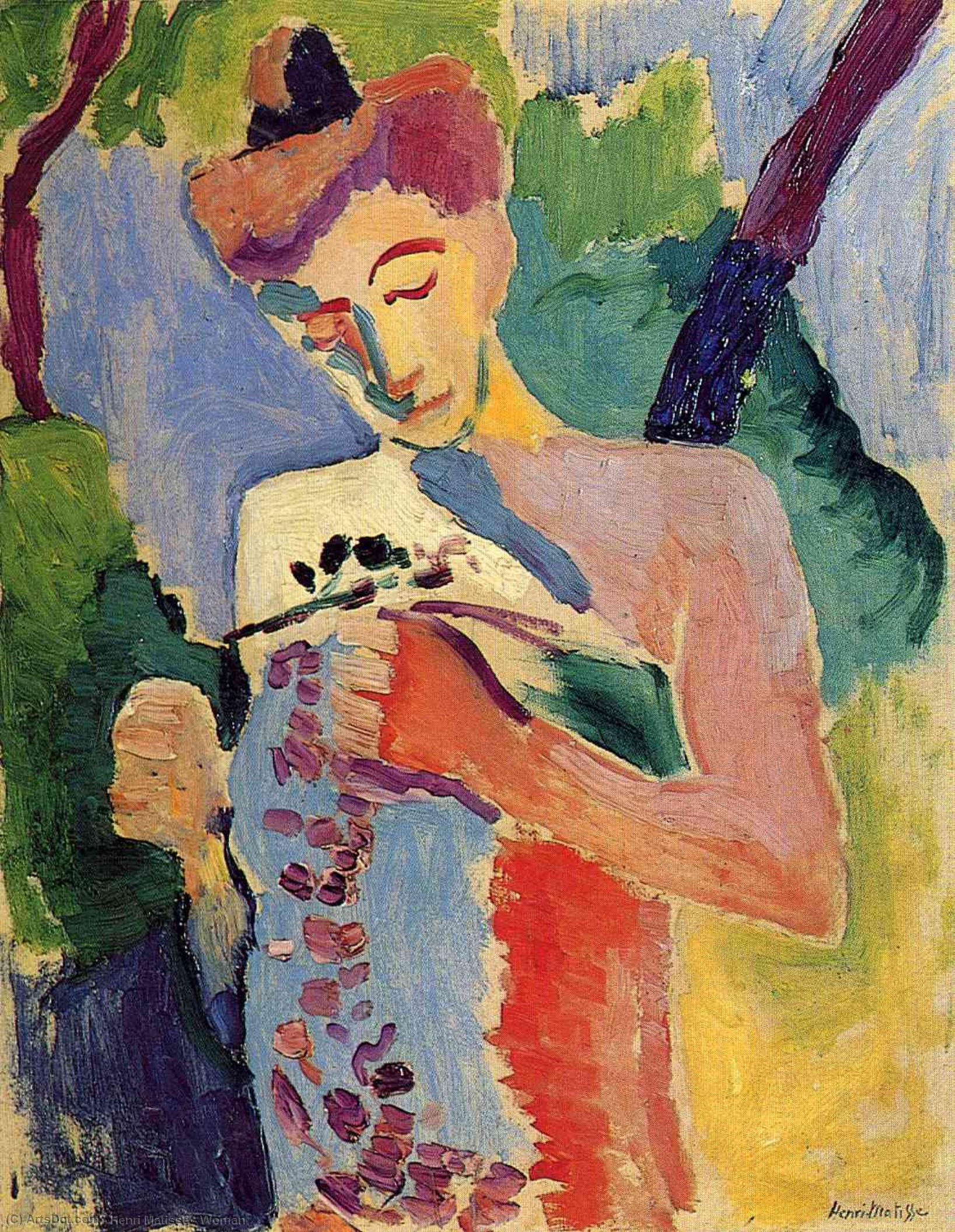 Wikioo.org – La Enciclopedia de las Bellas Artes - Pintura, Obras de arte de Henri Matisse - mujer