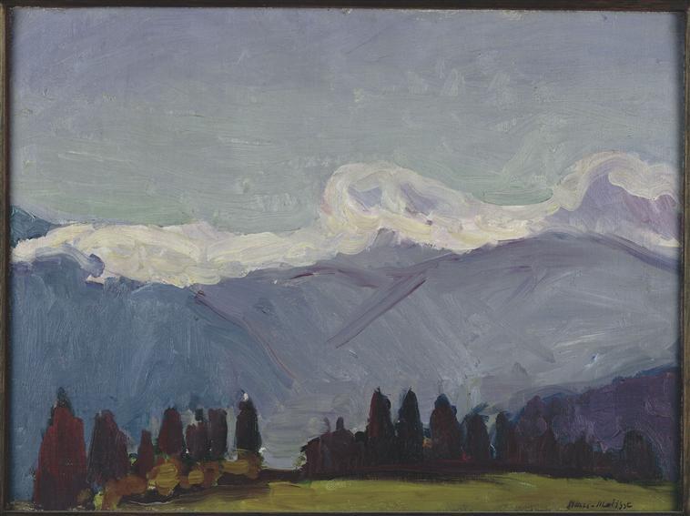 Wikioo.org – L'Enciclopedia delle Belle Arti - Pittura, Opere di Henri Matisse - Aghi verdi sulla Croce Javernaz