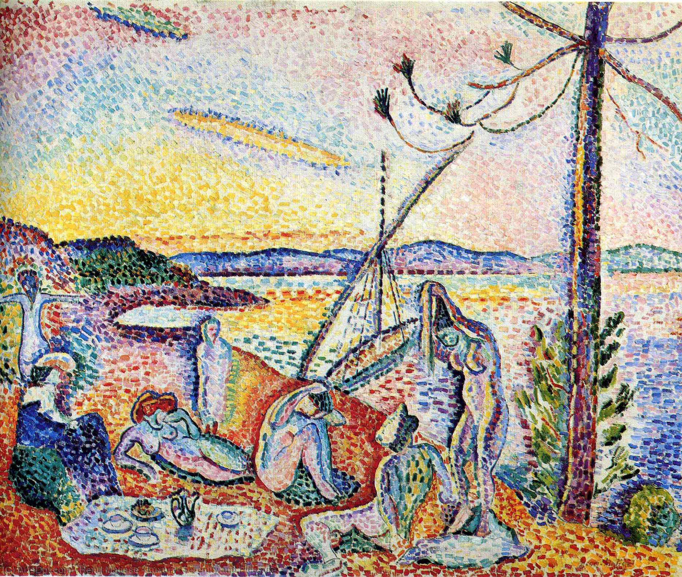 WikiOO.org - Encyclopedia of Fine Arts - Målning, konstverk Henri Matisse - Luxury, Serenity and Pleasure
