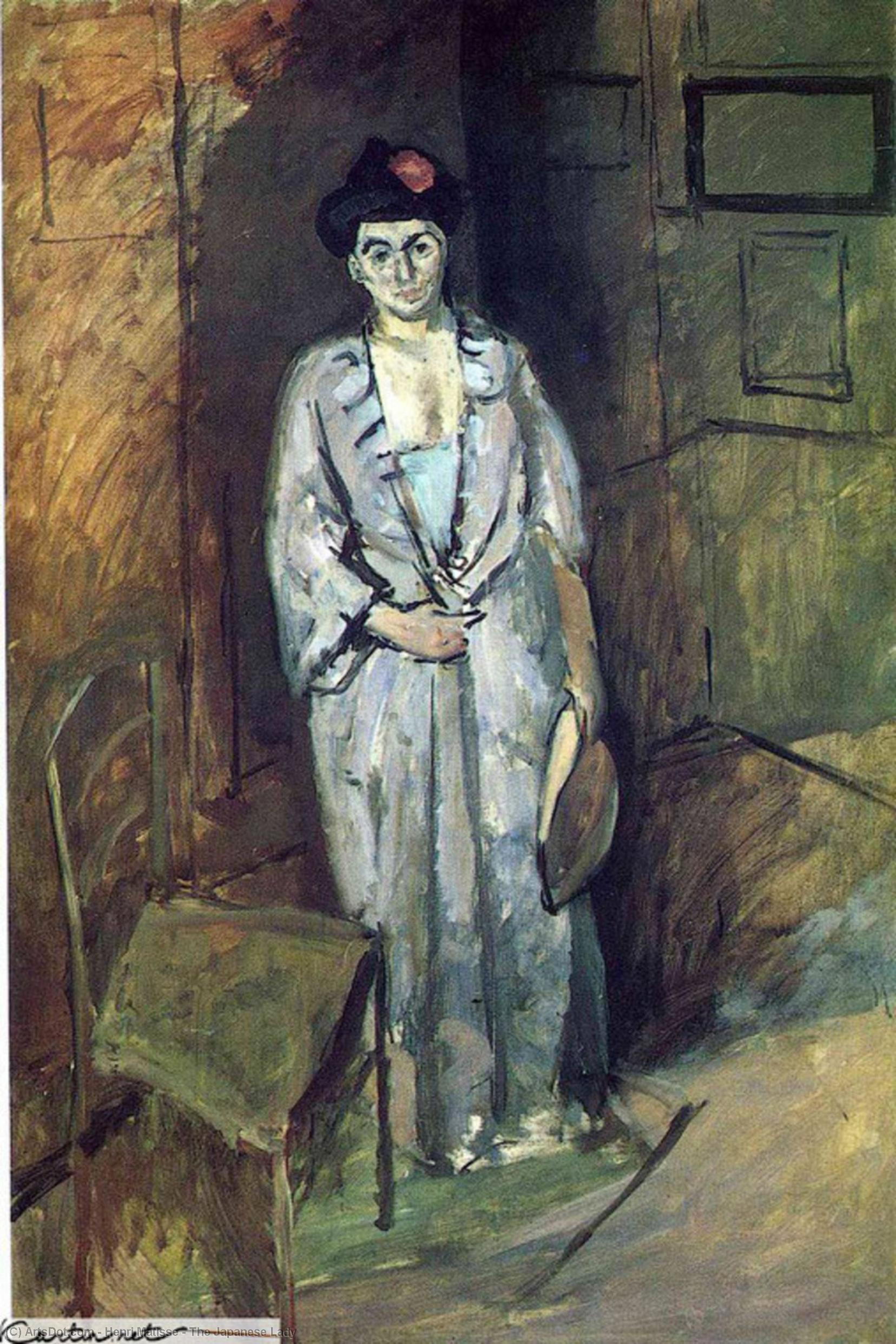 WikiOO.org - Enciclopedia of Fine Arts - Pictura, lucrări de artă Henri Matisse - The Japanese Lady