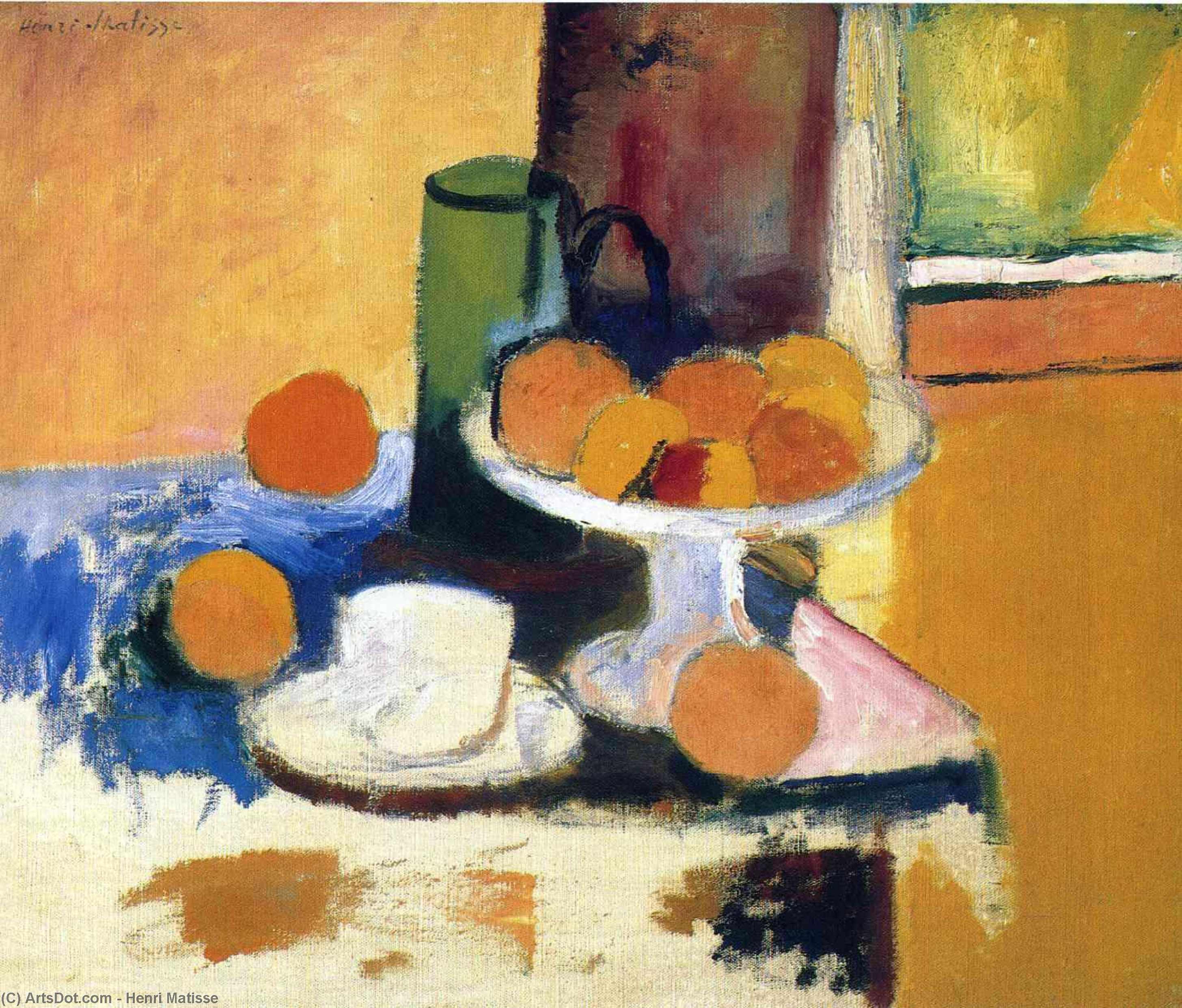 Wikioo.org - The Encyclopedia of Fine Arts - Painting, Artwork by Henri Matisse - Still Life with Oranges II
