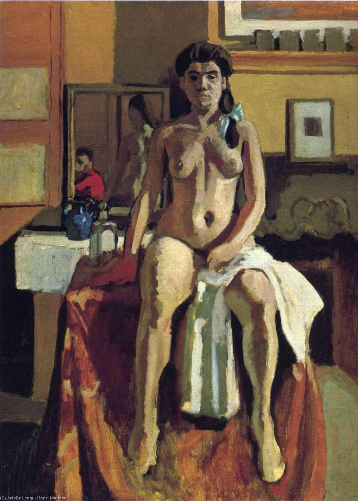 Wikioo.org - The Encyclopedia of Fine Arts - Painting, Artwork by Henri Matisse - Carmelina