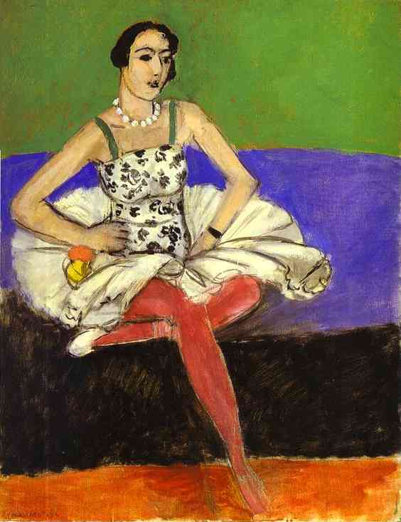 Wikioo.org - The Encyclopedia of Fine Arts - Painting, Artwork by Henri Matisse - The Ballet Dancer