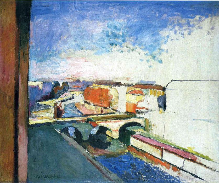 Wikioo.org – L'Encyclopédie des Beaux Arts - Peinture, Oeuvre de Henri Matisse - Pont Saint Michel à Paris