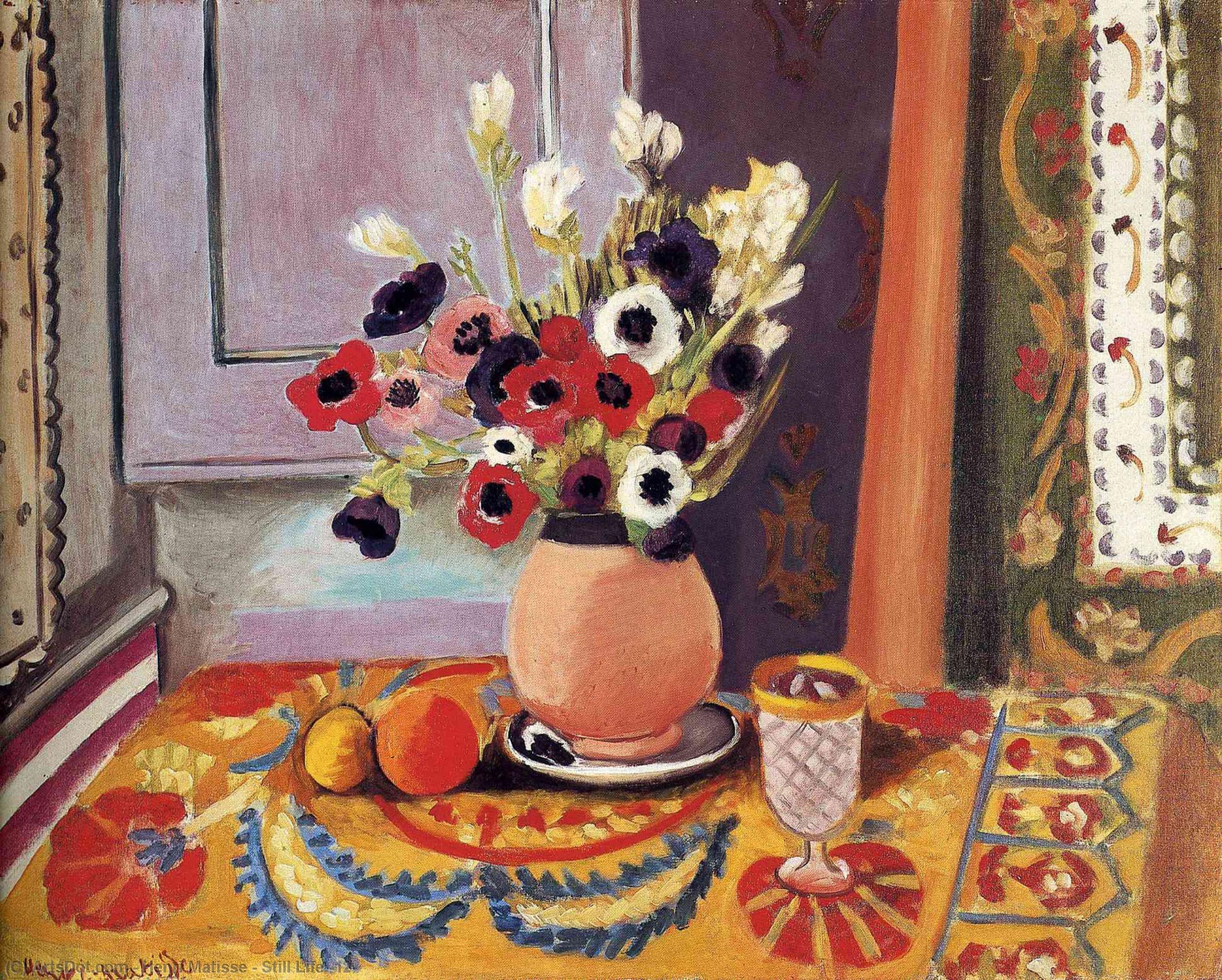 WikiOO.org - Encyclopedia of Fine Arts - Malba, Artwork Henri Matisse - Still Life (12)
