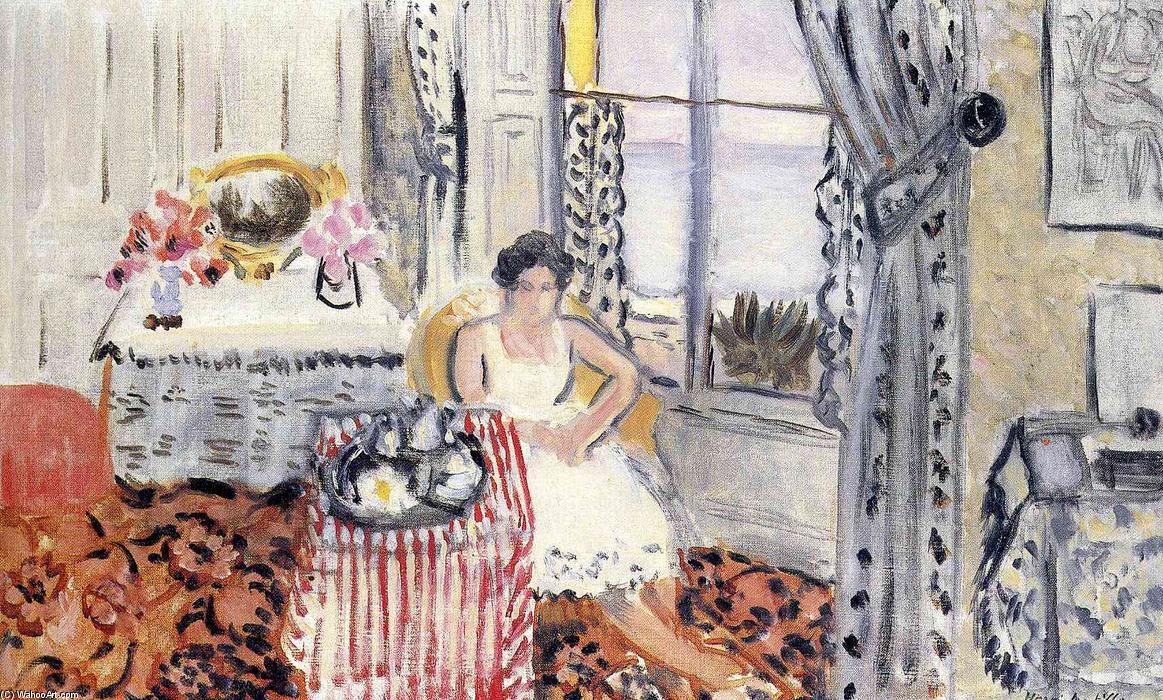 Wikioo.org - The Encyclopedia of Fine Arts - Painting, Artwork by Henri Matisse - Woman by a Window