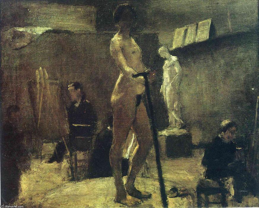 WikiOO.org - Encyclopedia of Fine Arts - Målning, konstverk Henri Matisse - The Study of Gustave Moreau