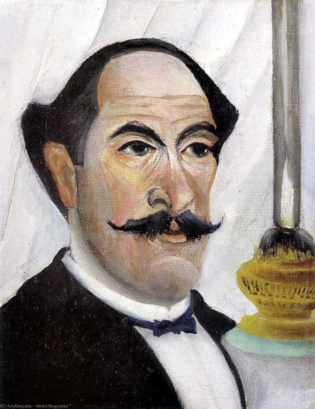Wikioo.org – L'Encyclopédie des Beaux Arts - Peinture, Oeuvre de Henri Julien Félix Rousseau (Le Douanier) - autoportrait