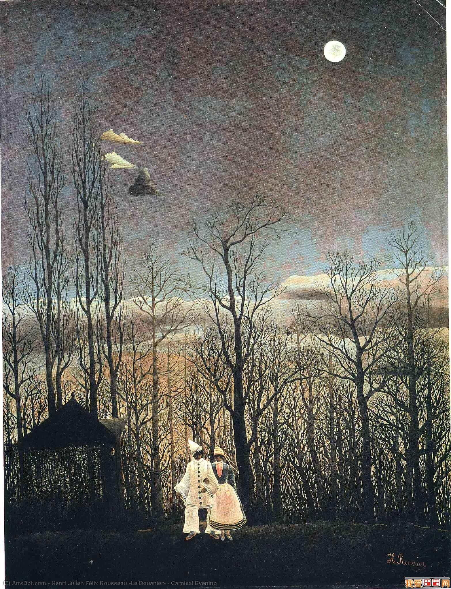 WikiOO.org – 美術百科全書 - 繪畫，作品 Henri Julien Félix Rousseau (Le Douanier) - 嘉年华之夜