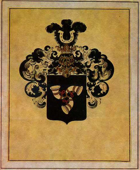 Wikioo.org - Bách khoa toàn thư về mỹ thuật - Vẽ tranh, Tác phẩm nghệ thuật Heorhiy Narbut - Family Coat of Arms of Narbut family