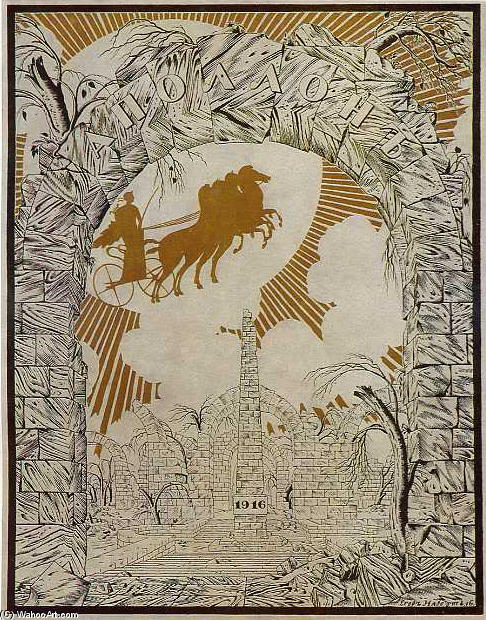Wikioo.org – L'Enciclopedia delle Belle Arti - Pittura, Opere di Heorhiy Narbut - Front page della rivista Apollo