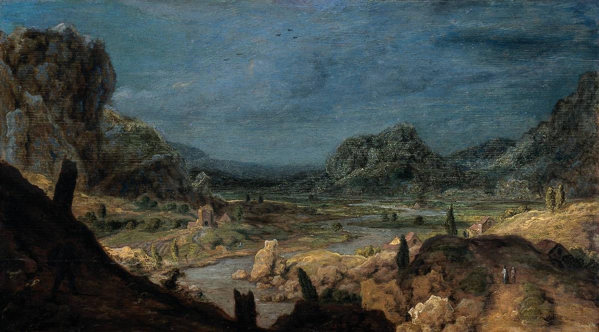 Wikioo.org – La Enciclopedia de las Bellas Artes - Pintura, Obras de arte de Hercules Seghers - río valle