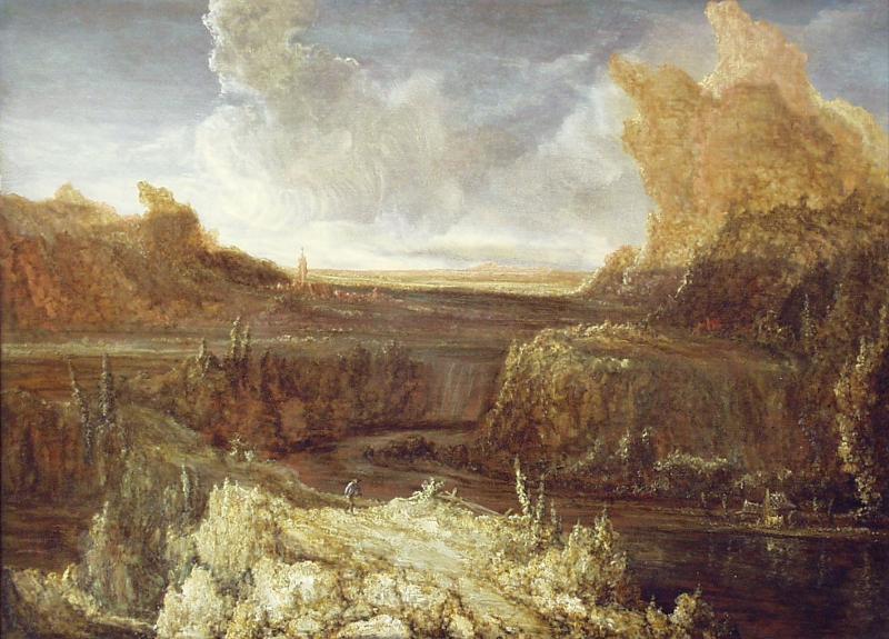 Wikioo.org – L'Encyclopédie des Beaux Arts - Peinture, Oeuvre de Hercules Seghers - Paysage montagneux