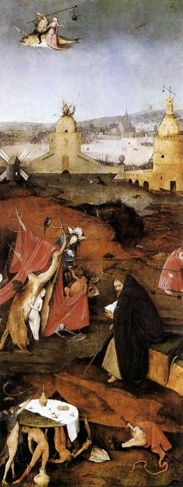 Wikioo.org - The Encyclopedia of Fine Arts - Painting, Artwork by Hieronymus Bosch - Triptych of Temptation of St Anthony (detail)
