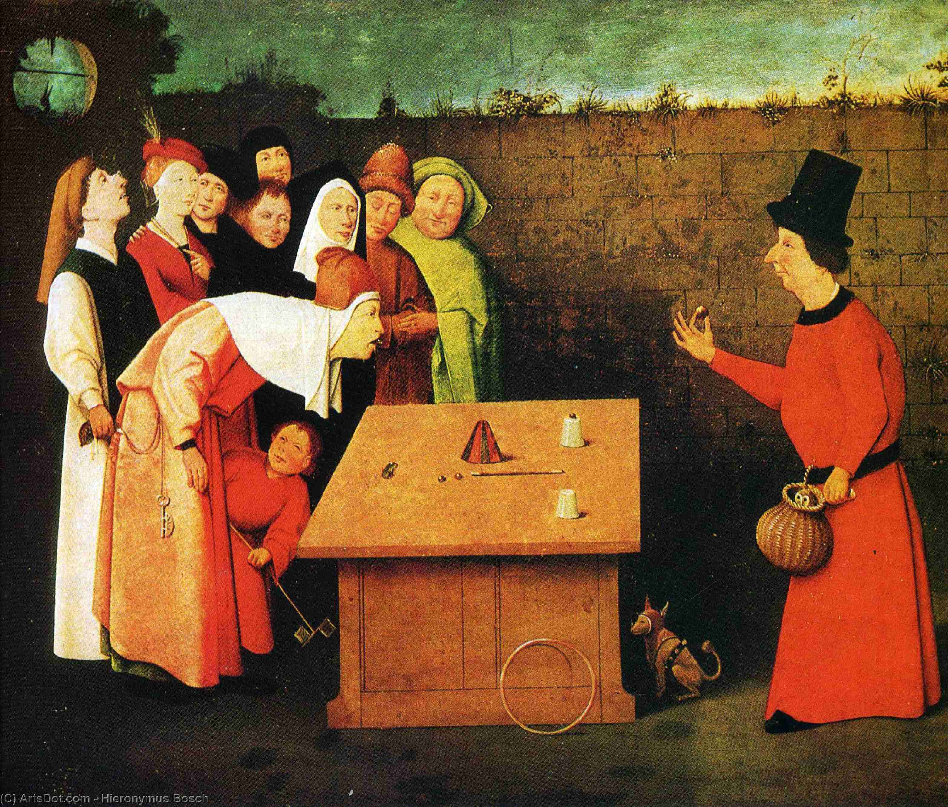 Wikioo.org - The Encyclopedia of Fine Arts - Painting, Artwork by Hieronymus Bosch - The Conjuror