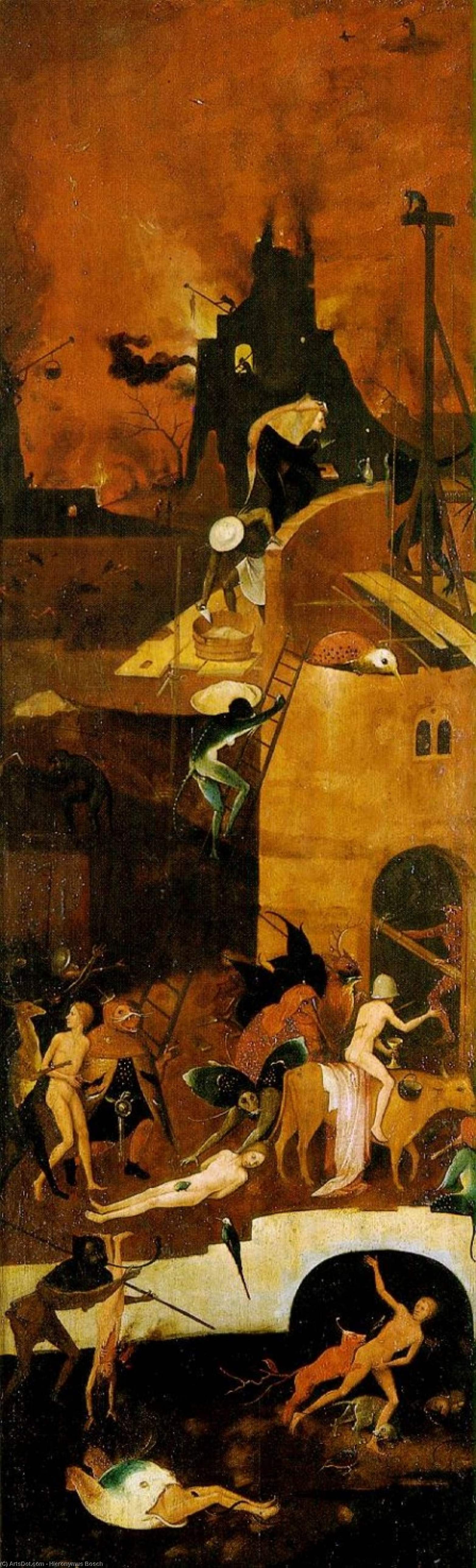 Wikioo.org - The Encyclopedia of Fine Arts - Painting, Artwork by Hieronymus Bosch - Haywain (detail)