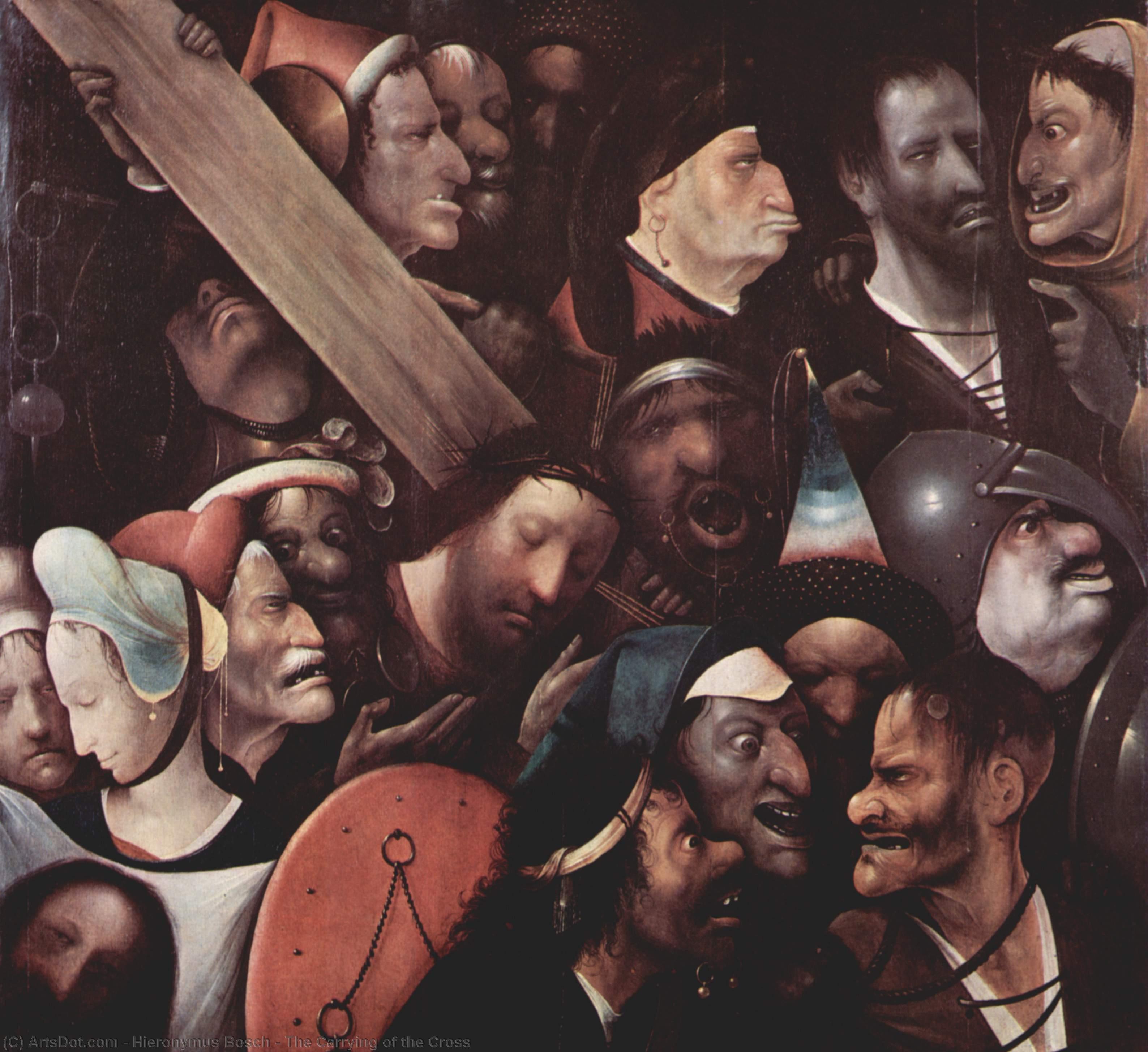 Wikioo.org - The Encyclopedia of Fine Arts - Painting, Artwork by Hieronymus Bosch - The Carrying of the Cross