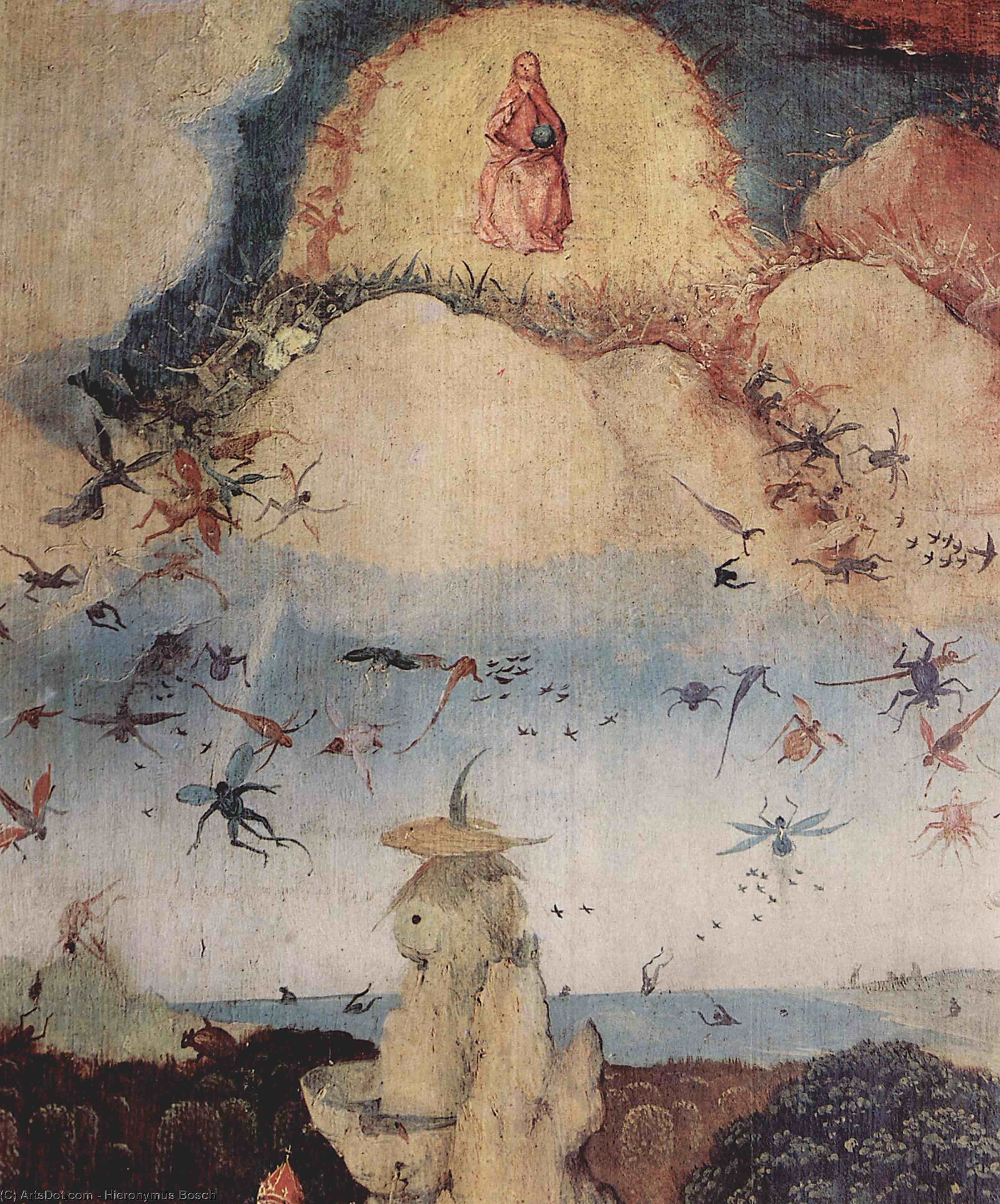 Wikioo.org - The Encyclopedia of Fine Arts - Painting, Artwork by Hieronymus Bosch - Haywain (detail) (9)