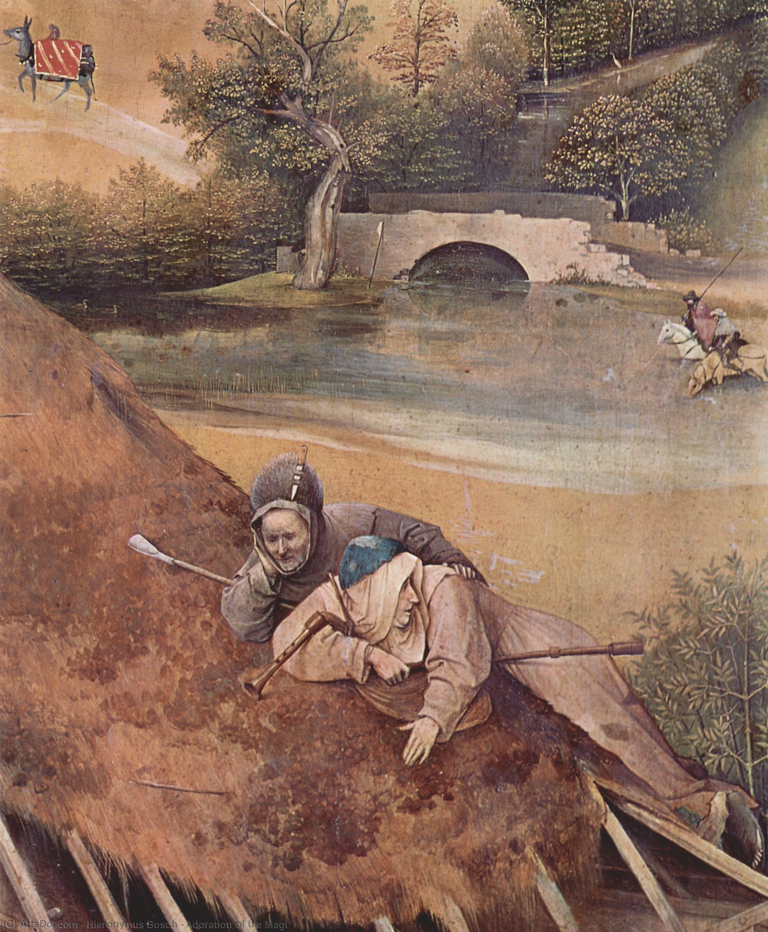 Wikioo.org - สารานุกรมวิจิตรศิลป์ - จิตรกรรม Hieronymus Bosch - Adoration of the Magi