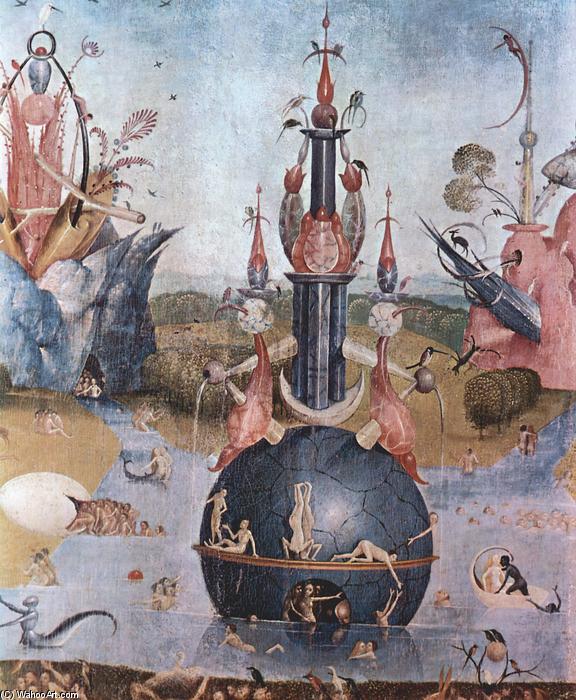 Wikioo.org - The Encyclopedia of Fine Arts - Painting, Artwork by Hieronymus Bosch - The Garden of Earthly Delights (detail) (23)