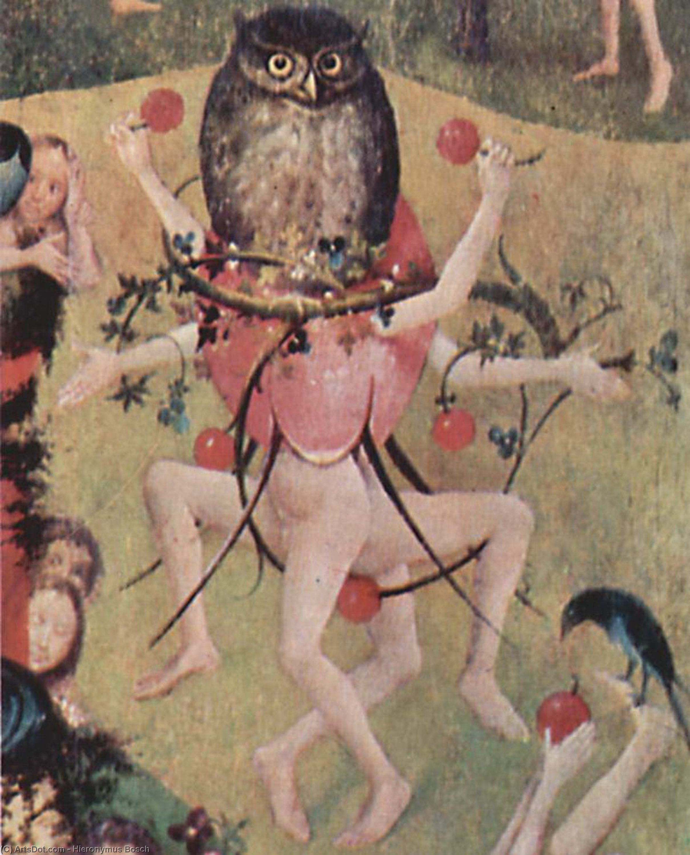 Wikioo.org - The Encyclopedia of Fine Arts - Painting, Artwork by Hieronymus Bosch - The Garden of Earthly Delights (detail) (24)