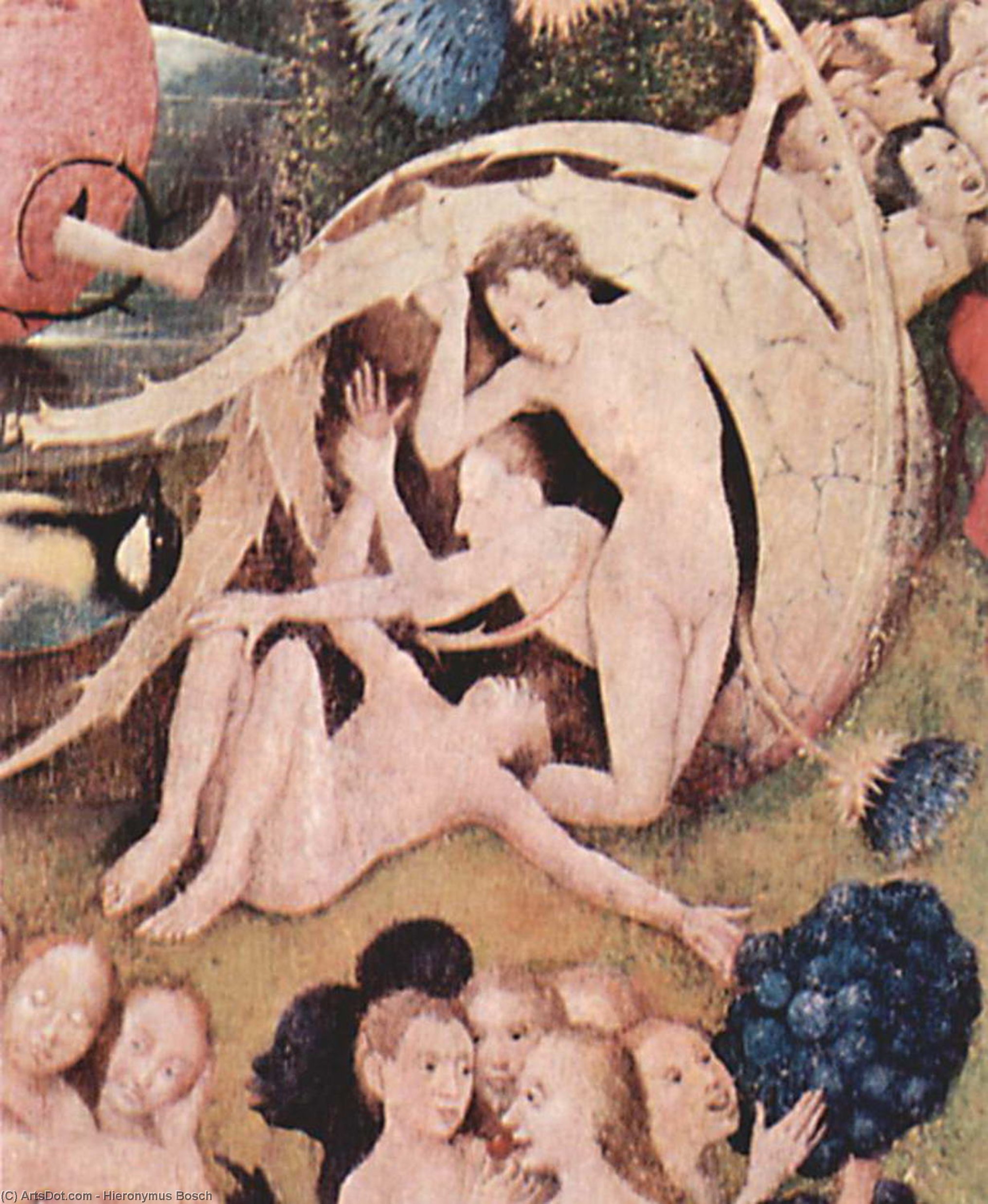 Wikioo.org - The Encyclopedia of Fine Arts - Painting, Artwork by Hieronymus Bosch - The Garden of Earthly Delights (detail) (25)