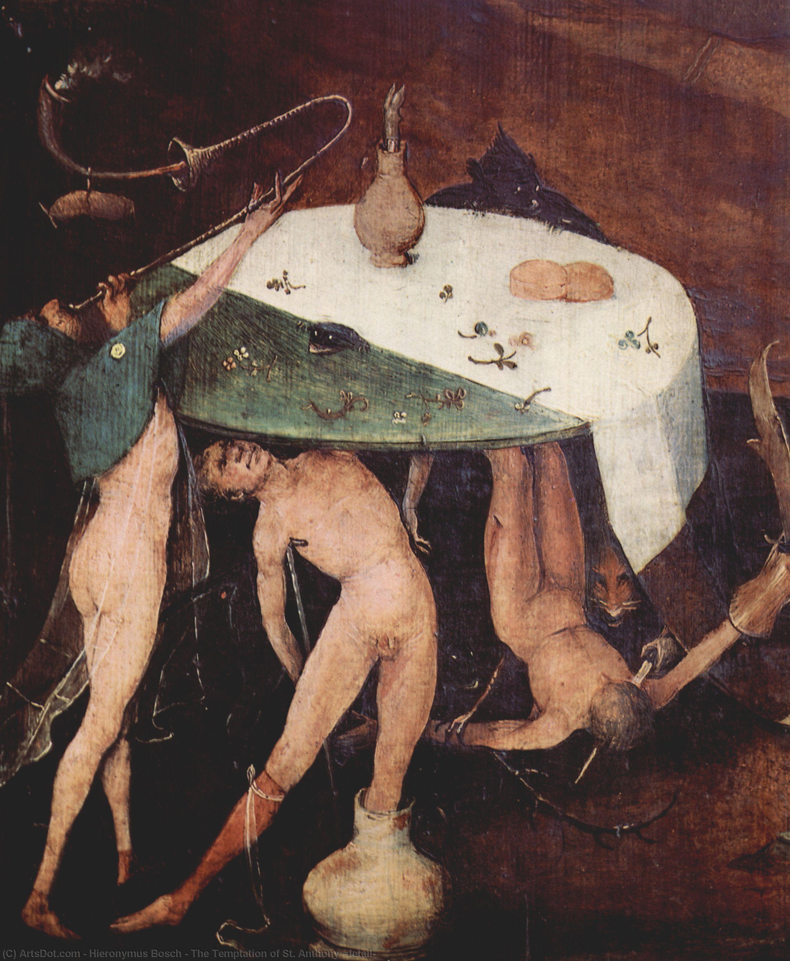 Wikioo.org - สารานุกรมวิจิตรศิลป์ - จิตรกรรม Hieronymus Bosch - The Temptation of St. Anthony (detail)