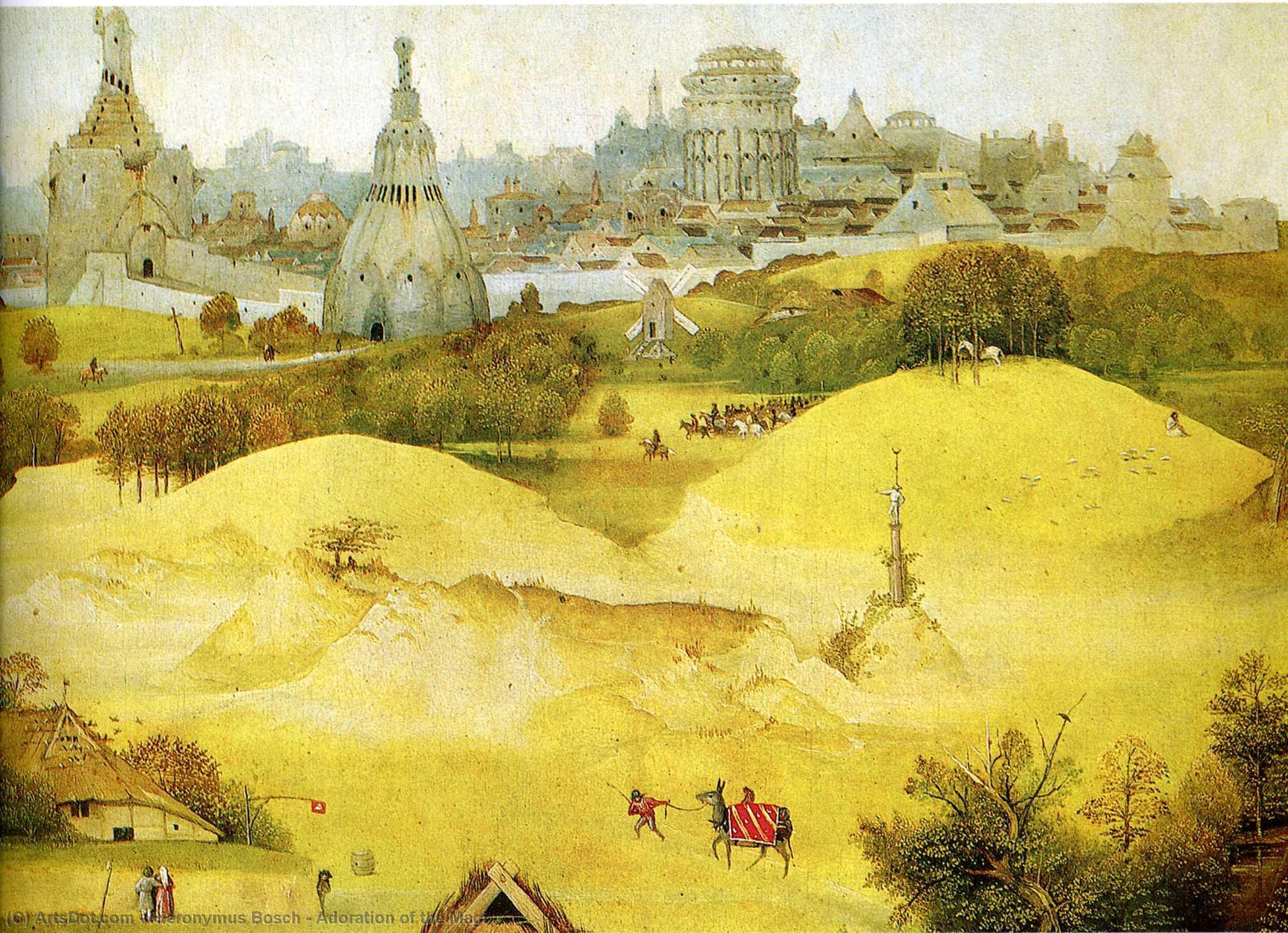 Wikioo.org – L'Enciclopedia delle Belle Arti - Pittura, Opere di Hieronymus Bosch - Adorazione dei Magi