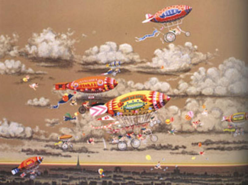 Wikioo.org - The Encyclopedia of Fine Arts - Painting, Artwork by Hiro Yamagata - Sky Cycles