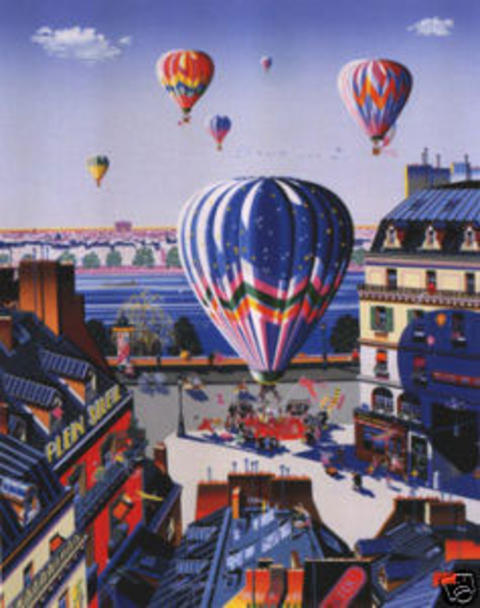Wikioo.org - สารานุกรมวิจิตรศิลป์ - จิตรกรรม Hiro Yamagata - Balloon Wedding