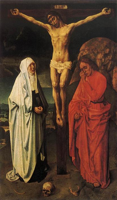 Wikioo.org - The Encyclopedia of Fine Arts - Painting, Artwork by Hugo Van Der Goes - The Crucifixion