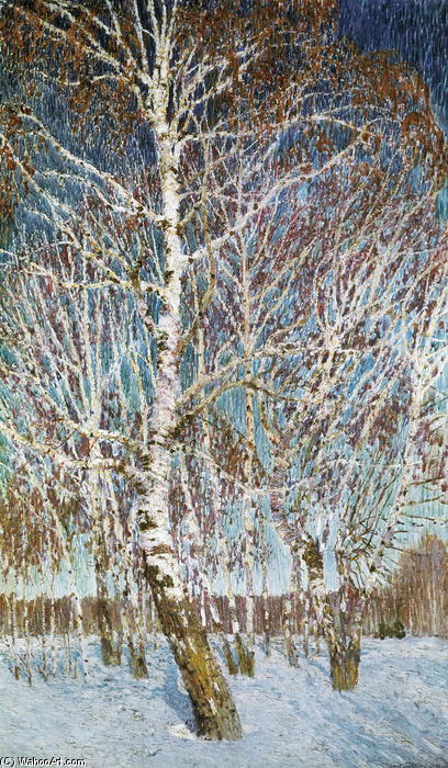 Wikioo.org - The Encyclopedia of Fine Arts - Painting, Artwork by Igor Emmanuilovich Grabar - February