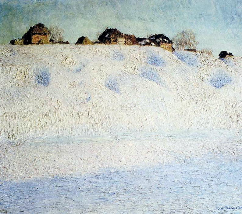 Wikioo.org - The Encyclopedia of Fine Arts - Painting, Artwork by Igor Emmanuilovich Grabar - Snowdrifts