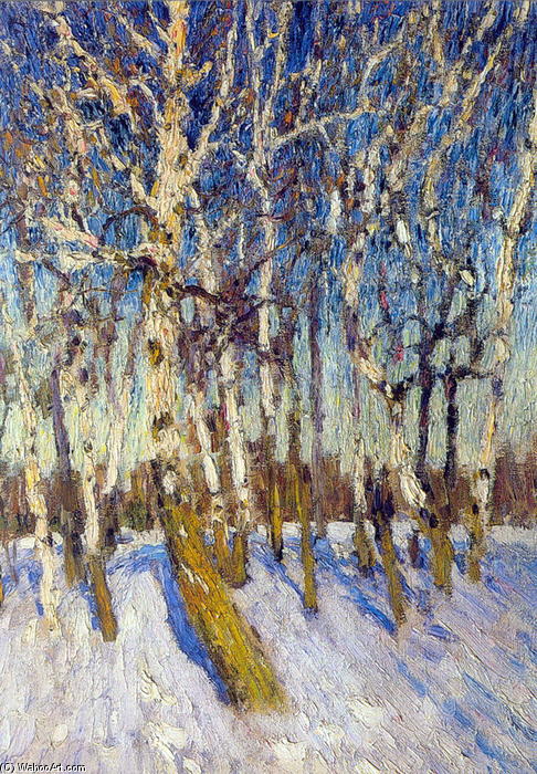 Wikioo.org - The Encyclopedia of Fine Arts - Painting, Artwork by Igor Emmanuilovich Grabar - Winter