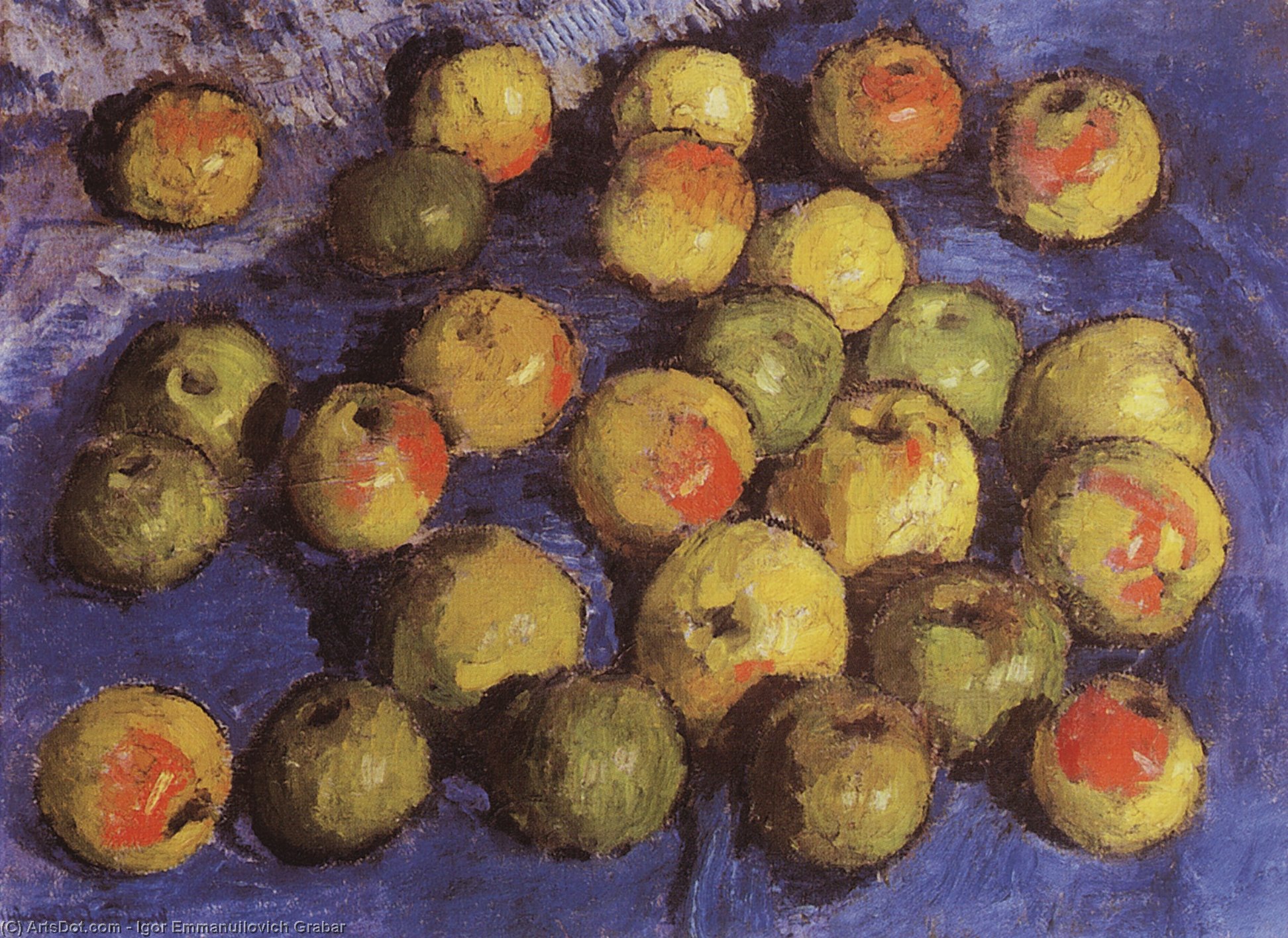 Wikioo.org - The Encyclopedia of Fine Arts - Painting, Artwork by Igor Emmanuilovich Grabar - Turkestan Apples