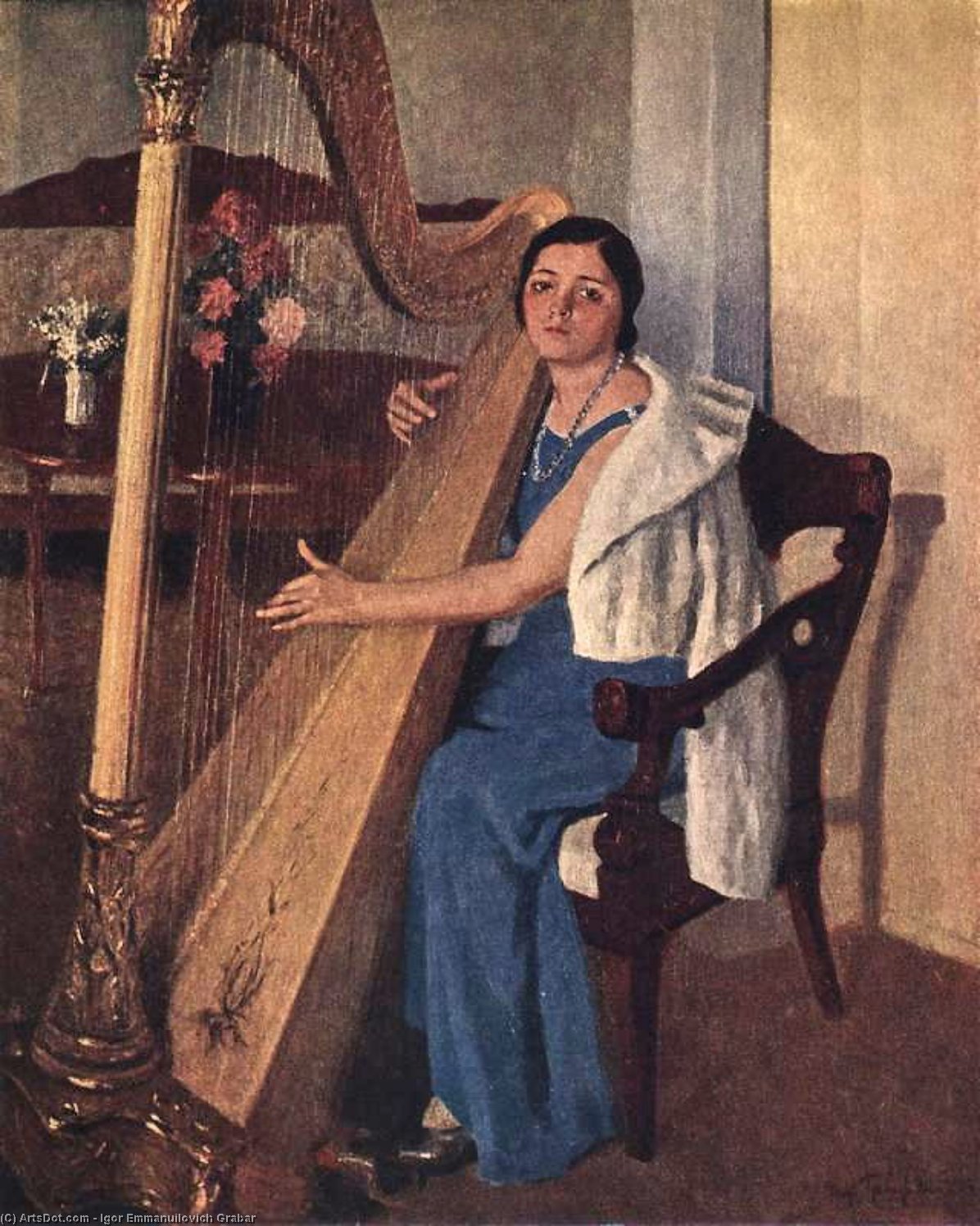 WikiOO.org - Енциклопедія образотворчого мистецтва - Живопис, Картини
 Igor Emmanuilovich Grabar - Portrait of V.G.Dulova