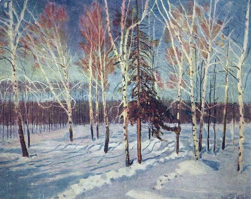 Wikioo.org - The Encyclopedia of Fine Arts - Painting, Artwork by Igor Emmanuilovich Grabar - Winter Sunny Day
