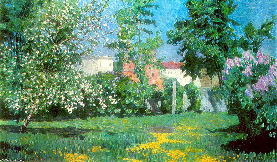 Wikioo.org - The Encyclopedia of Fine Arts - Painting, Artwork by Igor Emmanuilovich Grabar - Spring Landscape