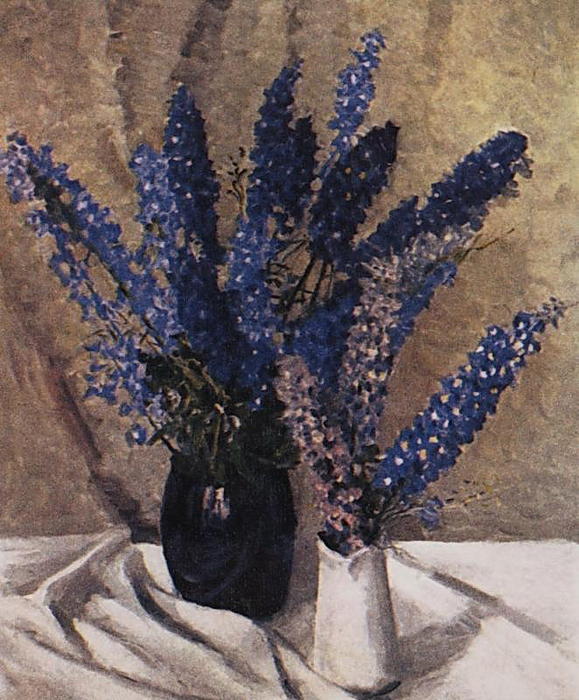 Wikioo.org - The Encyclopedia of Fine Arts - Painting, Artwork by Igor Emmanuilovich Grabar - Delphiniums