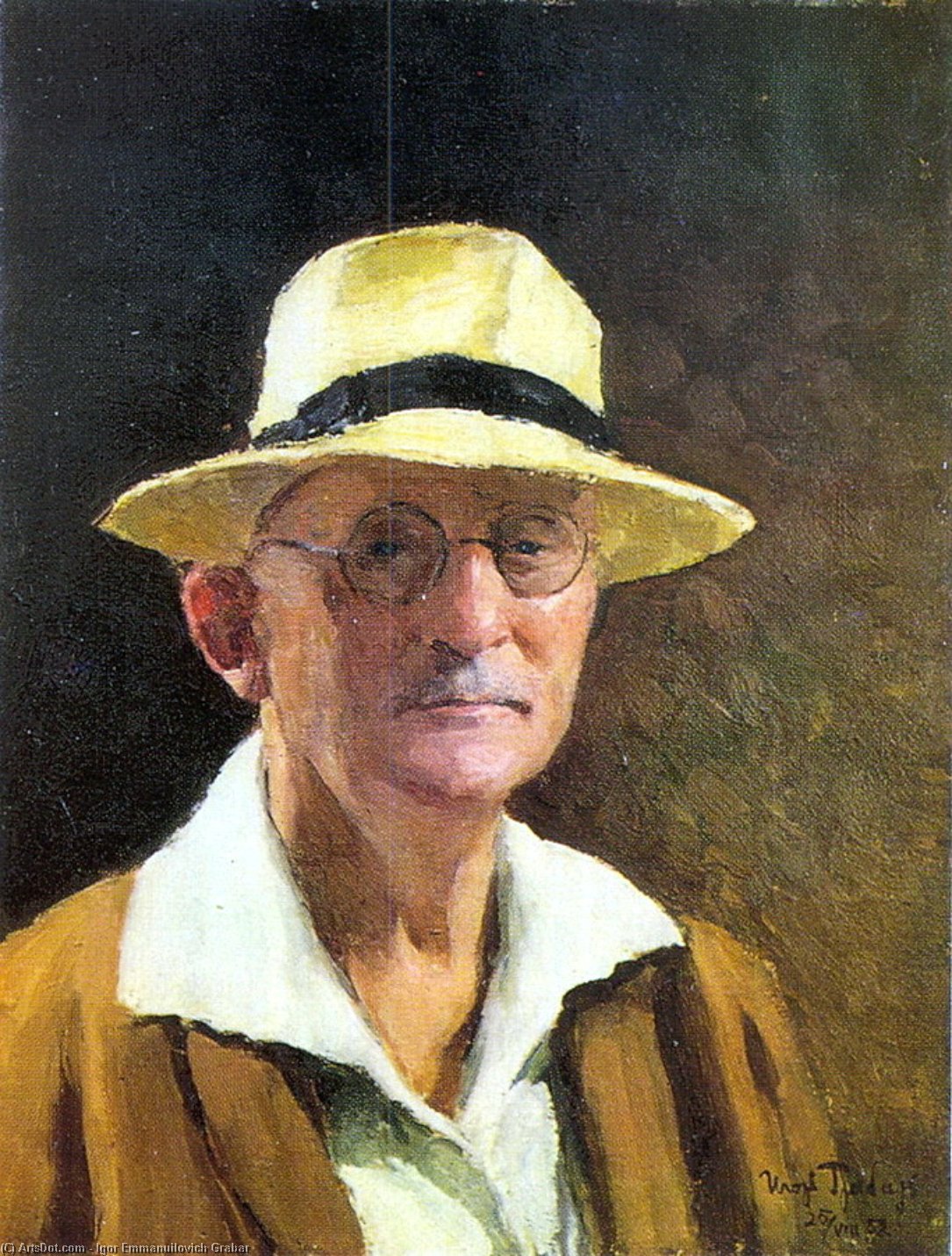 Wikioo.org - The Encyclopedia of Fine Arts - Painting, Artwork by Igor Emmanuilovich Grabar - Self-Portrait