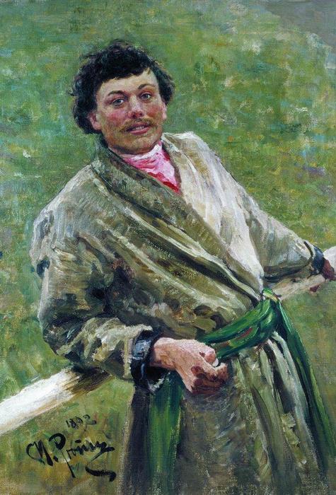 Wikioo.org – L'Enciclopedia delle Belle Arti - Pittura, Opere di Ilya Yefimovich Repin - Ritratto di Sidor Shavrov