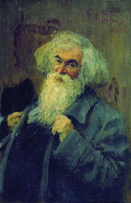 WikiOO.org - Encyclopedia of Fine Arts - Maľba, Artwork Ilya Yefimovich Repin - Portrait of the author Ieronim Yasinsky