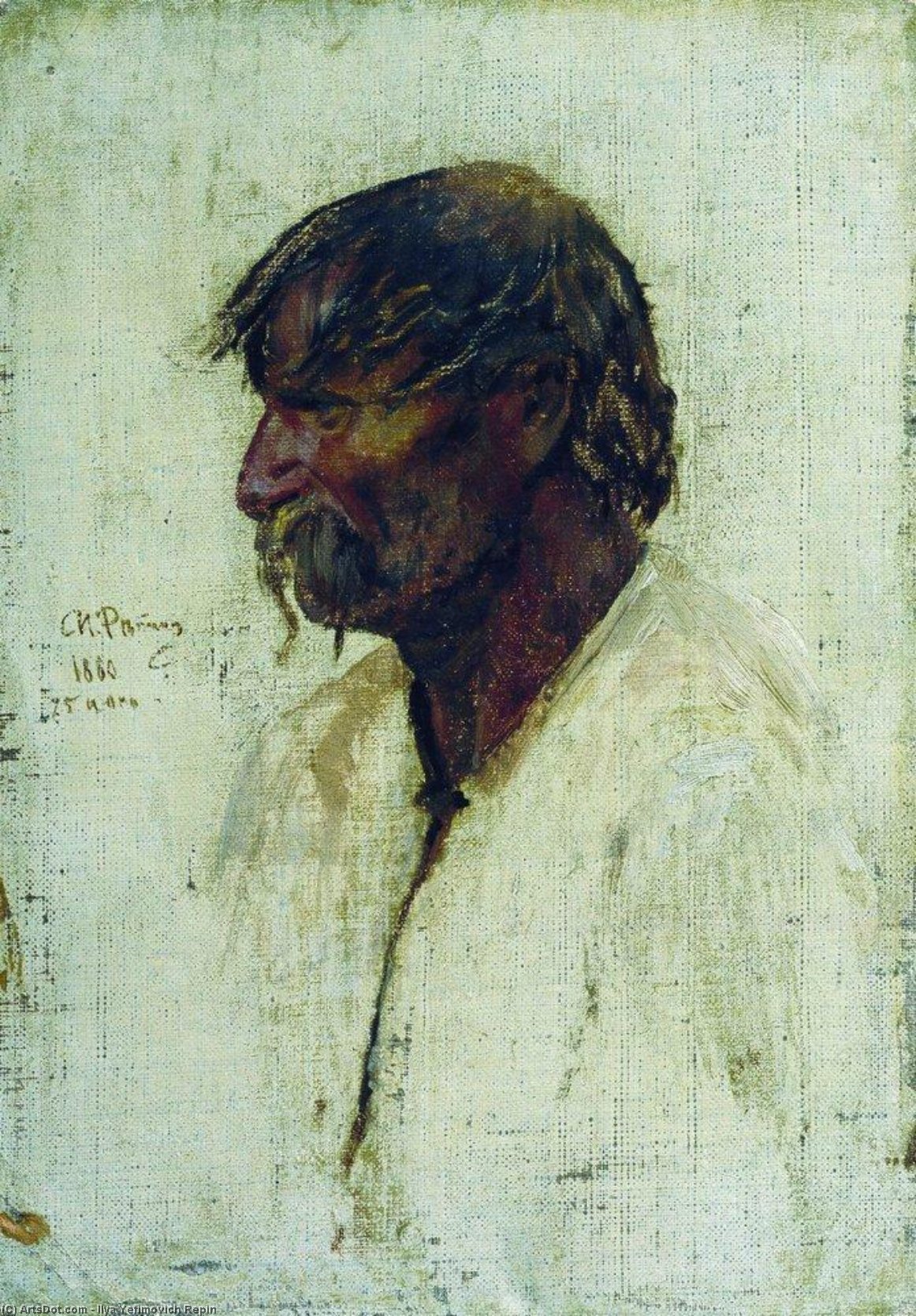 Wikioo.org - The Encyclopedia of Fine Arts - Painting, Artwork by Ilya Yefimovich Repin - Ukrainian peasant