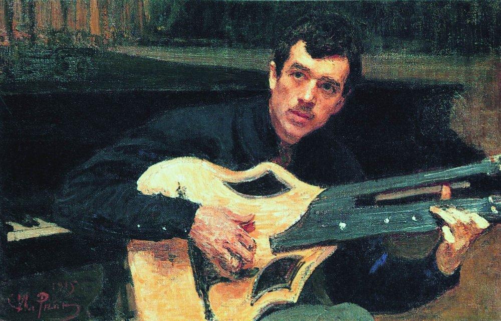Wikioo.org - The Encyclopedia of Fine Arts - Painting, Artwork by Ilya Yefimovich Repin - Portrait of the Artist V.S. Svarog
