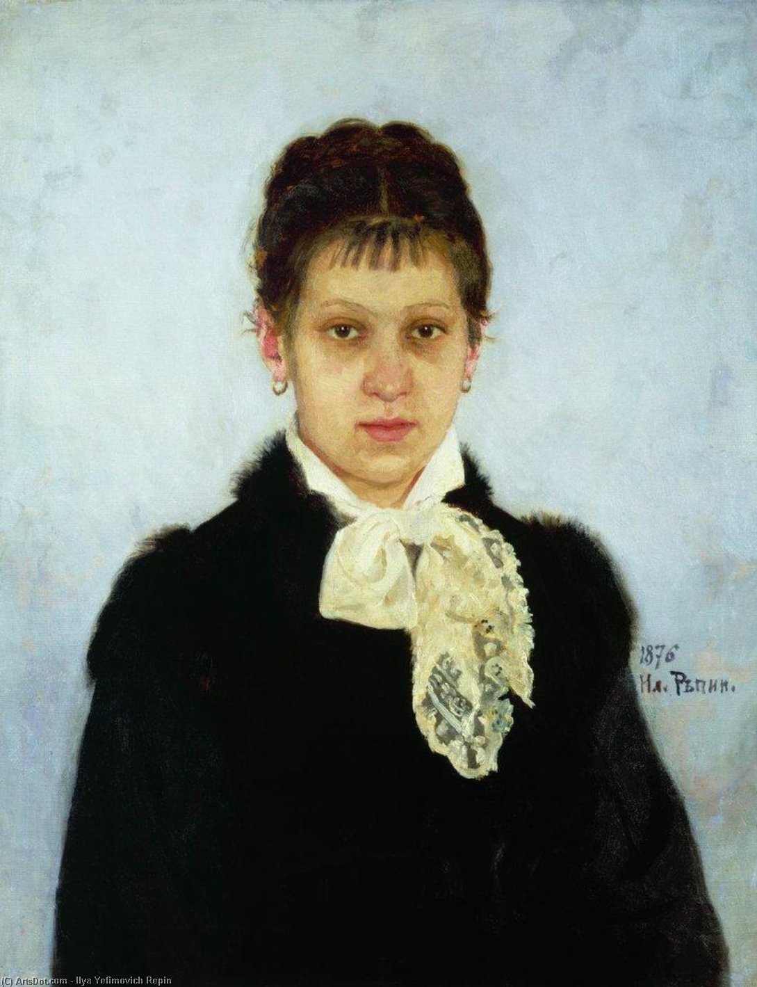 WikiOO.org - Encyclopedia of Fine Arts - Maľba, Artwork Ilya Yefimovich Repin - V.A. Repina