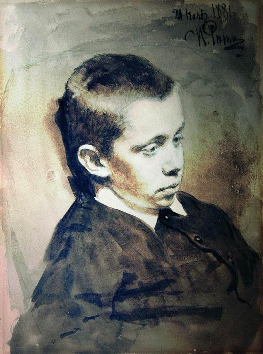 Wikioo.org - Die Enzyklopädie bildender Kunst - Malerei, Kunstwerk von Ilya Yefimovich Repin - Porträt of Ein . Er . Matveev