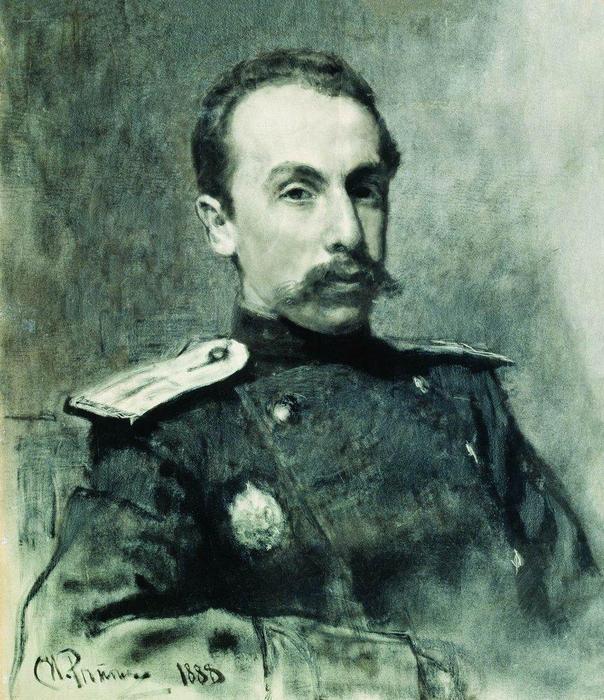 WikiOO.org - Εγκυκλοπαίδεια Καλών Τεχνών - Ζωγραφική, έργα τέχνης Ilya Yefimovich Repin - Portrait of A.V. Zhirkevich